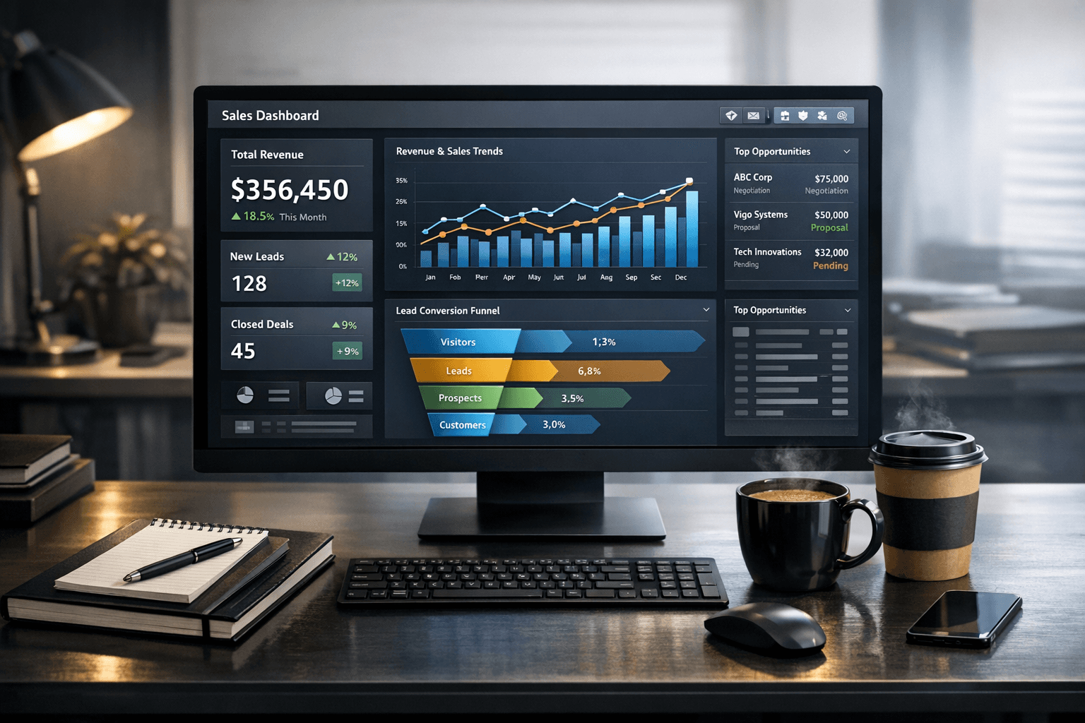HelloGrowthCRM sales tools and free calculators — pipeline, ROI, lead scoring