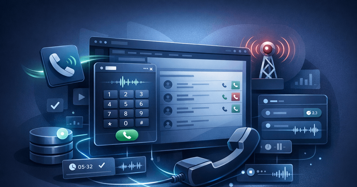 Built-in Phone Dialer (Twilio-Powered)